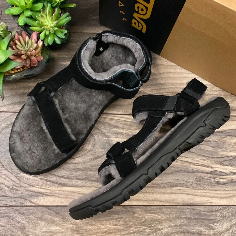 NIB Teva Hurricane Shearling Lined Sport Sandal
